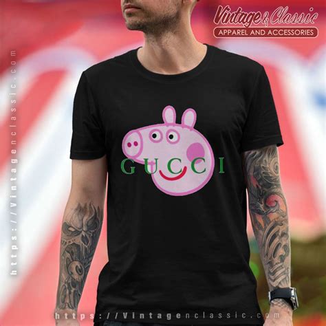 gucci peppa pig shirt black|peppa pig gucci amazon.